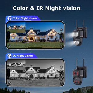 Kamera <span class=keywords><strong>CCTV</strong></span> Tersembunyi Bertenaga Surya Smart AI Mini Ubox 6MP Dua Lensa Dua Layar Video Selalu Aktif dan Rekam Wifi 4G Baterai Surya - Product Image 6