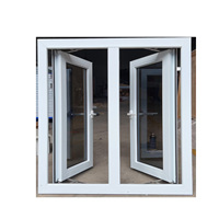 Fenêtre à battant moderne triple vitrage PVC insonorisée de haute qualité, personnalisable pour maison, appartement, école