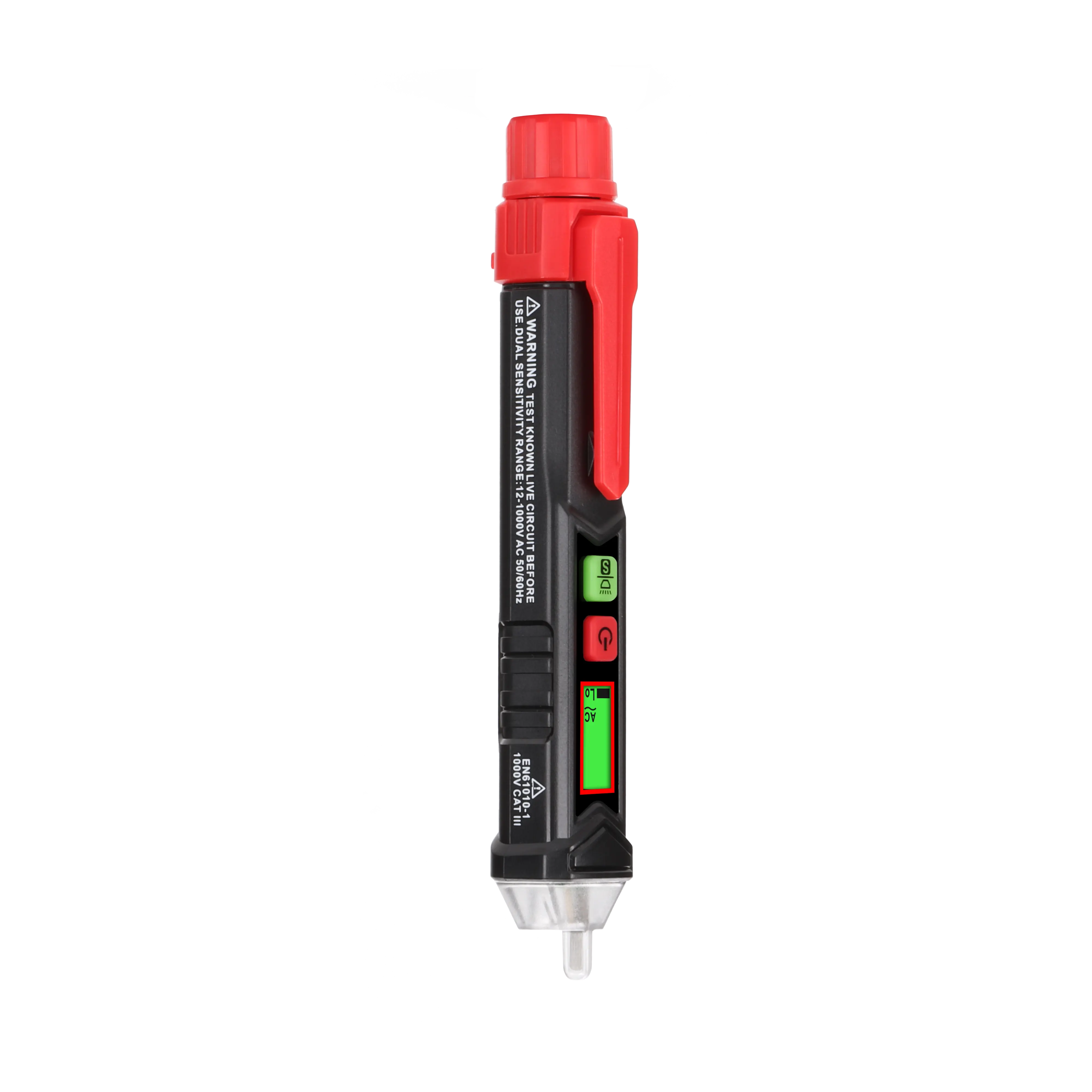 Elektrische Live Wire 12V-1000V Hoogspanning Tester Pen HT100 Habotest Met Lage Batterij Indicatie