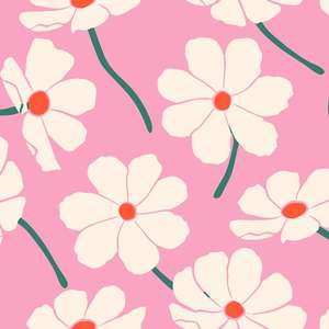 2025 Neues Organisches Gekämmtes Garn Rosa Blumenmuster Liberty Tana Lawn Baumwollstoff Gewebt Digital Bedruckt für Hemden Kleider Futter - Product Image 2