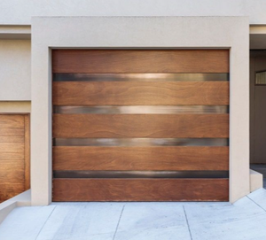 Porta Sezionale Automatica in Acciaio Isolato Stile Moderno Classico Prima per <span class=keywords><strong>Garage</strong></span> Esterno per Ville con Tetto Rialzato - Product Image 5