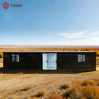 Maison préfabriquée extensible à bas prix de 40 pieds et 20 pieds, 5 chambres, maison mobile préfabriquée en plein air, maison portable