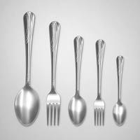 Ensemble de Couverts en Acier Inoxydable Écologique en Gros – Durables, Résistants à la Rouille – Fournitures de Restaurant (Couteau, Fourchette, Cuillère) pour Hôtels
