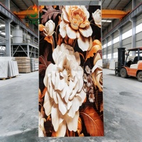 Panneau mural auto-adhésif en PVC imitation marbre, texture marbre, imperméable, 10x4 8x4