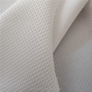 Coolpass Polyester nhanh chóng khô Thể Thao Vải nhanh chóng khô hai mặt lưới vải độ ẩm Wicking chim mắt Polyester Vải - Product Image 4