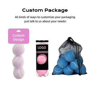 Jouets de tennis durables pour animaux de compagnie, cadeau pour animaux, logo personnalisé, balles de tennis couineuses pour chiens pour l'entraînement - Product Image 6