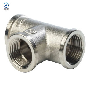 1/8 inch RVS koolstofstaal gietijzer T-stuk voor buis DN6 AISI 304 FIPT geschroefd T-stuk - Product Image 4