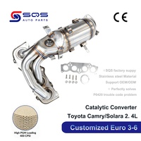 Convertisseur catalytique d'origine SQS OEM/ODM de haute qualité pour Toyota Camry/Solara 2.4L 2002-2006 avec certification CE