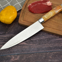 Hot Koop 8 ''Pro Rvs Koken Koksmes Met Ergonomisch Handvat Voor Snijden Vlees Fruit Groenten