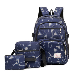 Sac à dos Oxford imperméable personnalisé <span class=keywords><strong>pas</strong></span> <span class=keywords><strong>cher</strong></span> pour adolescentes et adolescents, doublure en nylon et polyester, fermeture éclair, grande capacité, sac d'école - Product Image 1