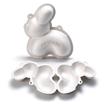 Boîte en pulpe biodégradable personnalisée, boîte à fentes écologique, emballage écologique avec logo en relief pour vêtements, cadeaux, jouets en peluche