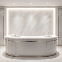 Vitrine de présentation personnalisée pour bijouterie, design intérieur de style luxueux et étoilé pour la vente de bijoux