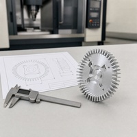 Disque de refroidissement radial en aluminium 6061 usiné CNC, plaque de dissipation thermique ronde pour moteur, LED, dissipation thermique industrielle