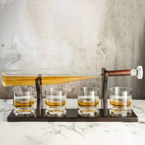 Baseball <span class=keywords><strong>Bat</strong></span> Whiskey Wine Decanter 4 Baseball whisky bicchieri Baseball Decanter fatto per il whisky, - Product Image 2