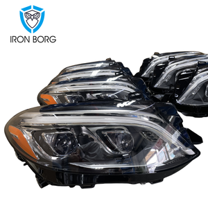 Pour mercedes-benz 2016 -19 GLE GLE450 GLE53 GLE63 GLE550 <span class=keywords><strong>GLE350d</strong></span> X166 W166 côté passager droit phare LED complet Original US - Product Image 6