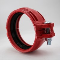 Tuyaux de lutte contre l'incendie FM UL Système de gicleurs d'incendie Système de protection contre l'incendie Raccord de tuyau rainuré en fonte ductile Raccord flexible