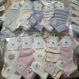 Chaussettes Fines en Coton pour Enfants, Couleur Unie, Motif Dessin Animé, Ensemble Cadeau Vêtements d'Été pour Nouveau-Né - Product Image 3