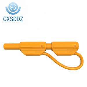 CXSDDZ-S404 Haut De gamme 4mm Enveloppé Empilable Fiche Banane Cordons - Product Image 3