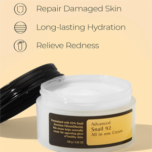 Crème visage à l'essence d'escargot, une crème hydratante et nourrissante pour adoucir la peau du visage. - Product Image 5