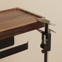 Porte-papier toilette mural en bois massif, moderne, luxueux et écologique, avec étagère pour rangement de salle de bain et support pour téléphone