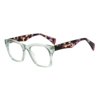 VisualMate grand sujet chaud acétate carré OEM/ODM accepte les montures de lunettes de visage de forme pour adultes