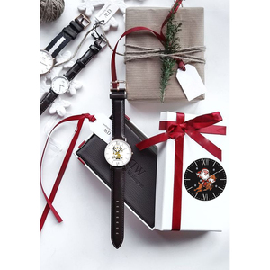 Conjunto de Relojes de Cuarzo de Lujo para Pareja, 2 Piezas, Relojes de Pulsera de Cuero para <span class=keywords><strong>Hombre</strong></span> y Mujer, Caja de Regalo, Regalo de Navidad - Product Image 5