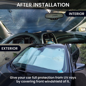 Custom Foldable Car Front Windshield Sunshade EPE Foam Material Sunscreen Thermal Insulation Car Sunshade - Product Image 3