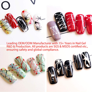 Gel de Pintura de <span class=keywords><strong>Uñas</strong></span> de Color Neón Negro Blanco Plateado Dorado al por Mayor, Gel de <span class=keywords><strong>Uñas</strong></span> UV, Esmalte de <span class=keywords><strong>Uñas</strong></span> en Gel para Salón de <span class=keywords><strong>Uñas</strong></span> - Product Image 4