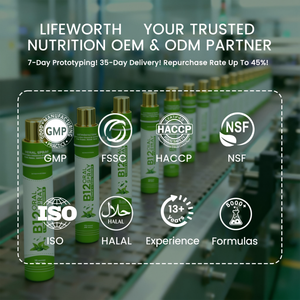 לייפוורת' תוסף אנרגיה ויטמין <span class=keywords><strong>B12</strong></span> קומפלקס תרסיס נוזלי לשתייה תמיכה בריאות נפשית ומיקוד - Product Image 5