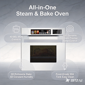 <span class=keywords><strong>Horno</strong></span> de Vapor Incorporado de <span class=keywords><strong>80</strong></span> L con Pantalla Táctil a Color, <span class=keywords><strong>Horno</strong></span> <span class=keywords><strong>Eléctrico</strong></span> Multifunción Inteligente para Cocina - Product Image 6