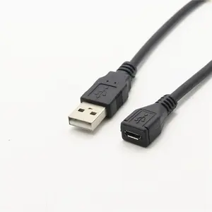 Cable USB 2,0 macho a Micro usb 2,0 hembra, adaptador para Android v8 hembra a USB macho