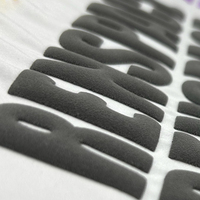 Vinyle HTV 3D de haute qualité à effet gonflé, film flexible à effet super stéréo pour l'impression par transfert thermique sur vêtements, lettres 3D pour vêtements