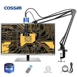 <span class=keywords><strong>Microscope</strong></span> vidéo numérique universel 4K 90X Zoom HD USB électronique <span class=keywords><strong>Microscope</strong></span> stéréo avec support pliable et rabattable Réparation de téléphone - Product Image 1