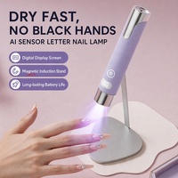 Lampe à ongles portable rechargeable avec support pour le durcissement du gel, séchage rapide, lampe UV pour les ongles