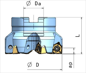 להבי קרביד טונגסטן WNMU0806 מיועדים לעיבוד ברזל יצוק, עמידים בפני שחיקה וקריעה - Product Image 4