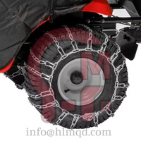 HLM, venta al por mayor, cadenas de nieve reforzadas de alta resistencia para automóviles, SUV, furgonetas, camionetas, cadenas de nieve, acabado de zinc para protección de neumáticos