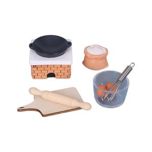 Accessori in Miniatura per Cucina di Casa delle Bambole, Giocattoli Alimentari in Miniatura, Pentole, Ciotole, Vassoi, Utensili da Cucina, Decorazioni Fai-da-Te - Product Image 5