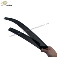Visera de ventana PMMA de inyección para MAZDA 2019 + visera de ventilación Deflector de protección contra la lluvia cortavientos