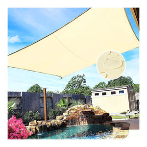 חם מפרש עמיד למים פולי בז 'שמש מפרש חוף צל מפרש חופה ביתן & פרגולה - Product Image 1