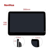 Monitor de Reposacabezas con Pantalla Táctil Android Navihua, Reproductor MP5 de Entretenimiento para Asientos Traseros, Monitor LCD para Asientos Traseros de Automóvil para Mercedes Benz