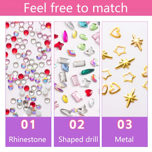 Hoàn thành với cao cấp răng đá quý Nguồn cung cấp và thanh lịch răng đá quý vàng tạo ra rực rỡ Nụ cười chuyên nghiệp DIY răng đá quý Kit - Product Image 5