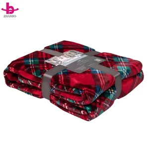 China Supplier 100 Polyester Super King Size Fold Up Bed Fleece Cow Print Flannel Blanket