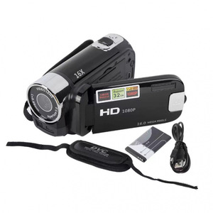 กล้องวิดีโอดิจิตอล HD100A ความละเอียด 16MP บันทึกวิดีโอ 1080P เซ็นเซอร์ CMOS สำหรับใช้ในบ้าน - Product Image 3