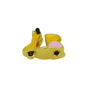 Gran Oferta HD926: Dijes de Moda para Mujer con Agujero Grande, de Motocicleta de Dibujos Animados, para Salón de Belleza y Cabello, Cuentas Colgantes Deportivas, Compatibles con Pulseras de Cadena de Serpiente - Product Image 6