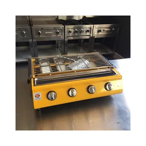 Thiết Bị Nhà Nhiệt Hồng Ngoại 6 Burner Gas BBQ Nướng Với Thép Bìa Có Thể Điều Chỉnh Nấu Nướng Gas Nướng Thịt Nướng