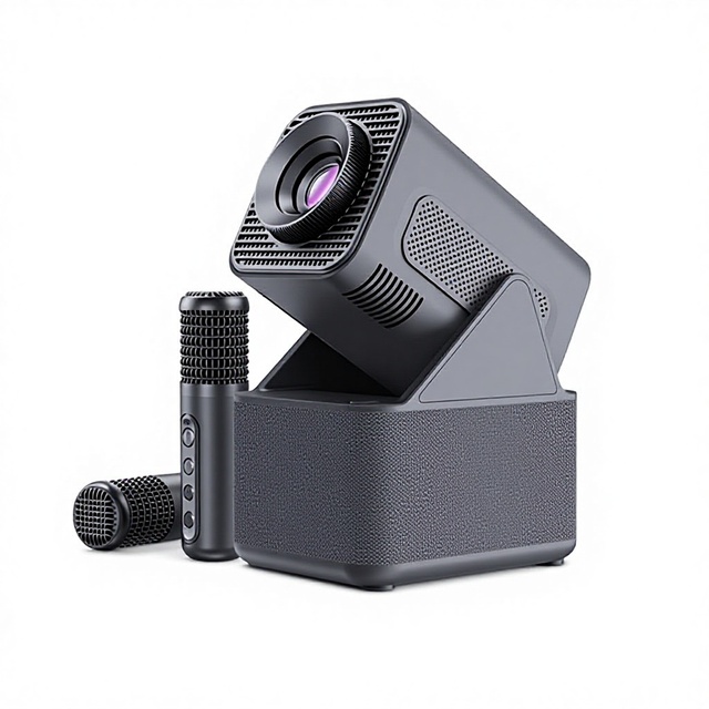 New Private Model Ultra HD Mini Projector High Lumen 3-in-1 YS-301PLUS for Bedroom Wall Dormitory & KTV