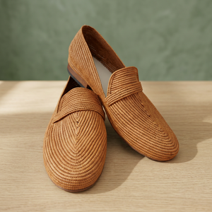 รองเท้าโลฟเฟอร์ราฟเฟียสไตล์โมร็อกโกสุดชิค - Product Image 4