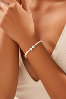 Bracelet en turquoise et perles en forme de cœur, certifié CE ASTM REACH, bijoux de mode en matériaux naturels, pour un anniversaire