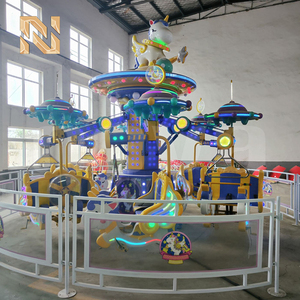 Manège Électrique Romantique Nova Rides <span class=keywords><strong>pour</strong></span> Enfants : <span class=keywords><strong>Avion</strong></span>, Jeux Familiaux, Vélo Licorne, Vélo Aérien en Fibre de Verre et Acier <span class=keywords><strong>pour</strong></span> Chasser les Rêves - Product Image 3