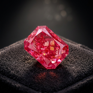 Pierre de diamant rose vif fantaisie de 5,53 ct, taille radiant, cultivée en laboratoire, pour la création de bijoux, avec certificat IGI - Product Image 3
